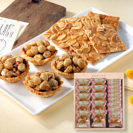 綜合禮盒B （夏綜塔10入+杏仁瓦片 8包）